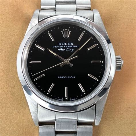 rolex air king 1991|rolex air king white face.